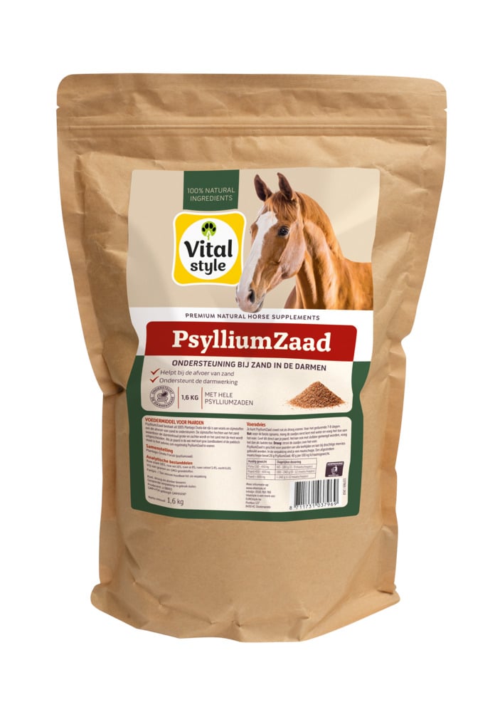 Vitalstyle Psylliumzaad - Supplement - 1.6 Kilogram - Zak