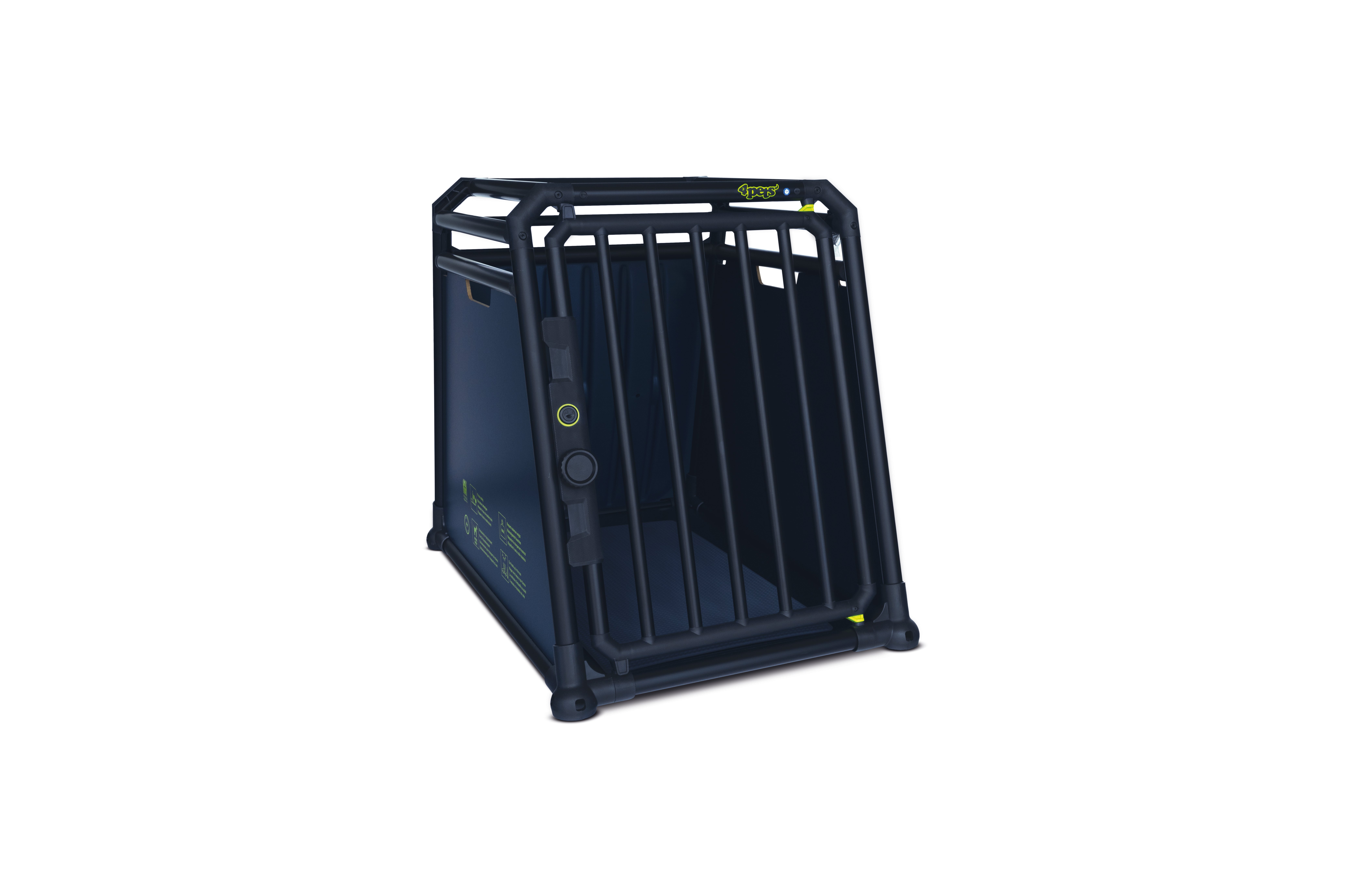 4Pets Pro Noir 2 - Autobench Hond - Zwart - 8883.5x8554.5x66 cm - M 4Pets Pro Noir 2 - Autobench Hond - Zwart - 8883.5x8554.5x66 cm - M