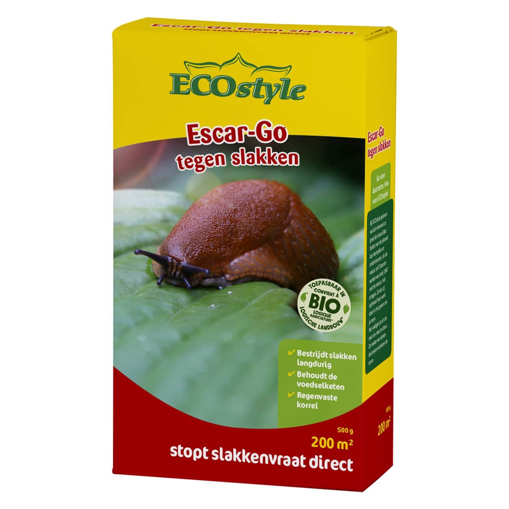 ECOstyle Slakkenkorrels Escar-Go - Tegen slakken - 500 Gram - Korrels