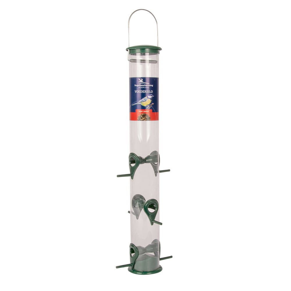 Vogelbescherming Vogelzaadsilo XXL - 63x13x13 cm