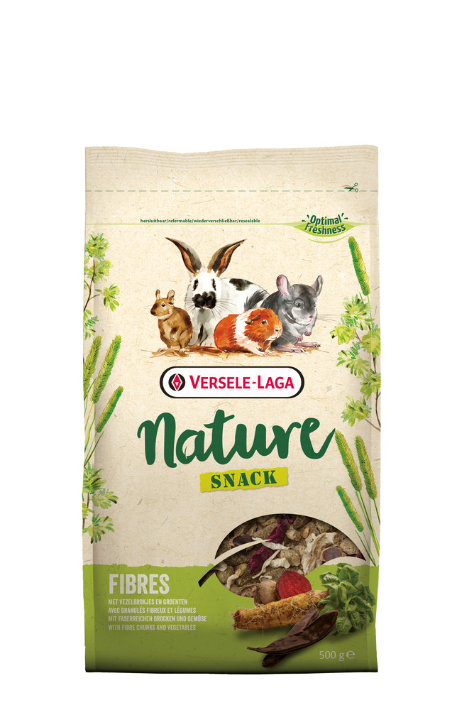 Versele Laga Nature Fibres - Knaagdiersnack - 500 Gram - Rode biet