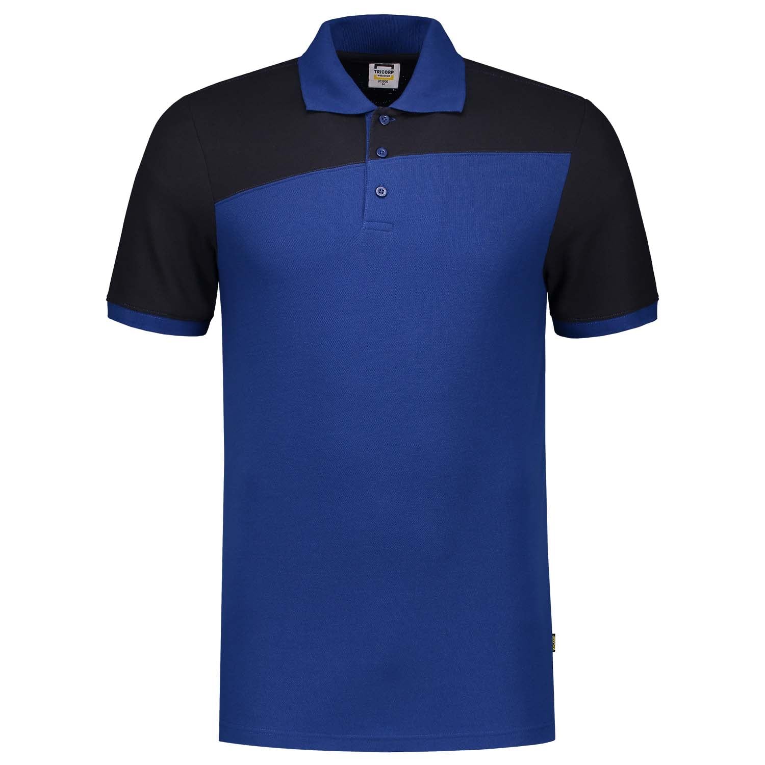 Tricorp Bicolor Naden  - Poloshirt - Kobalt Donkerblauw - 3XL