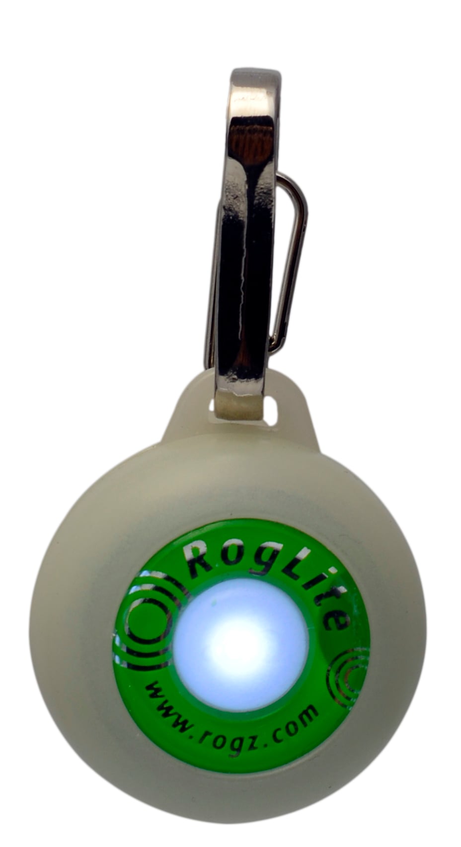 Rogz Roglite - Veiligheidslampje Hond - geel - 3.1 cm