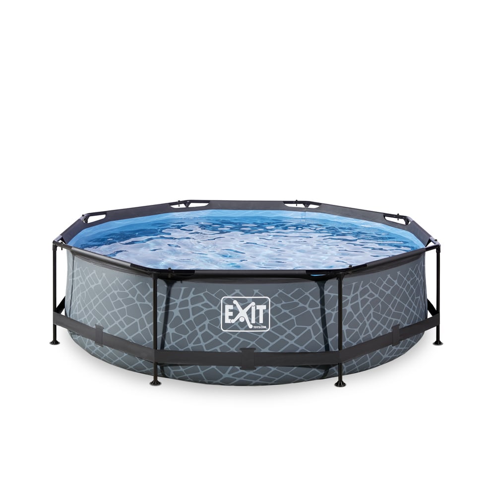 Exit Stone Rond - Zwembaden - Stone - 26x300x76 cm - 300 cm