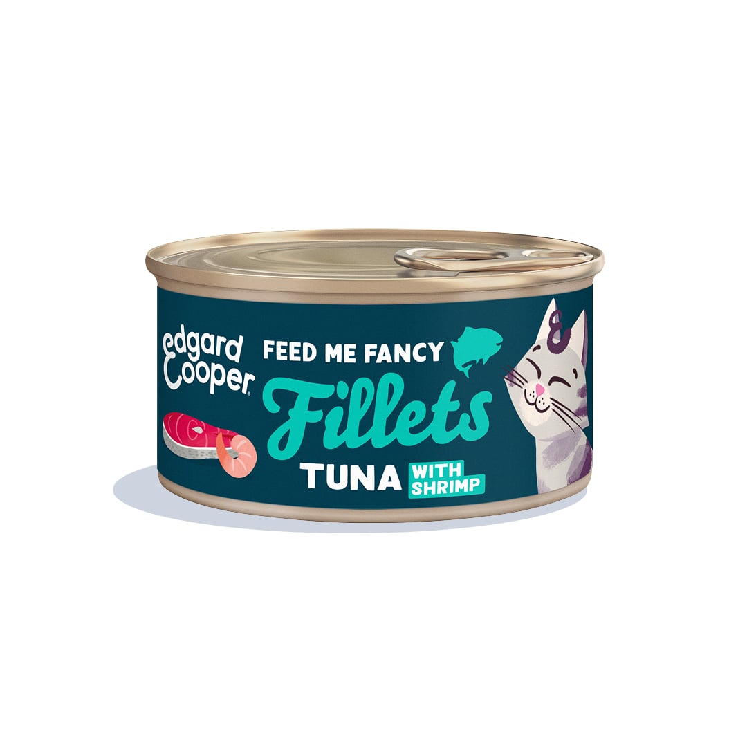 Edgard & Cooper Filets - Kattenvoer - 70 Gram - scampi, tonijn Edgard & Cooper Filets - Kattenvoer - 70 Gram - scampi, tonijn