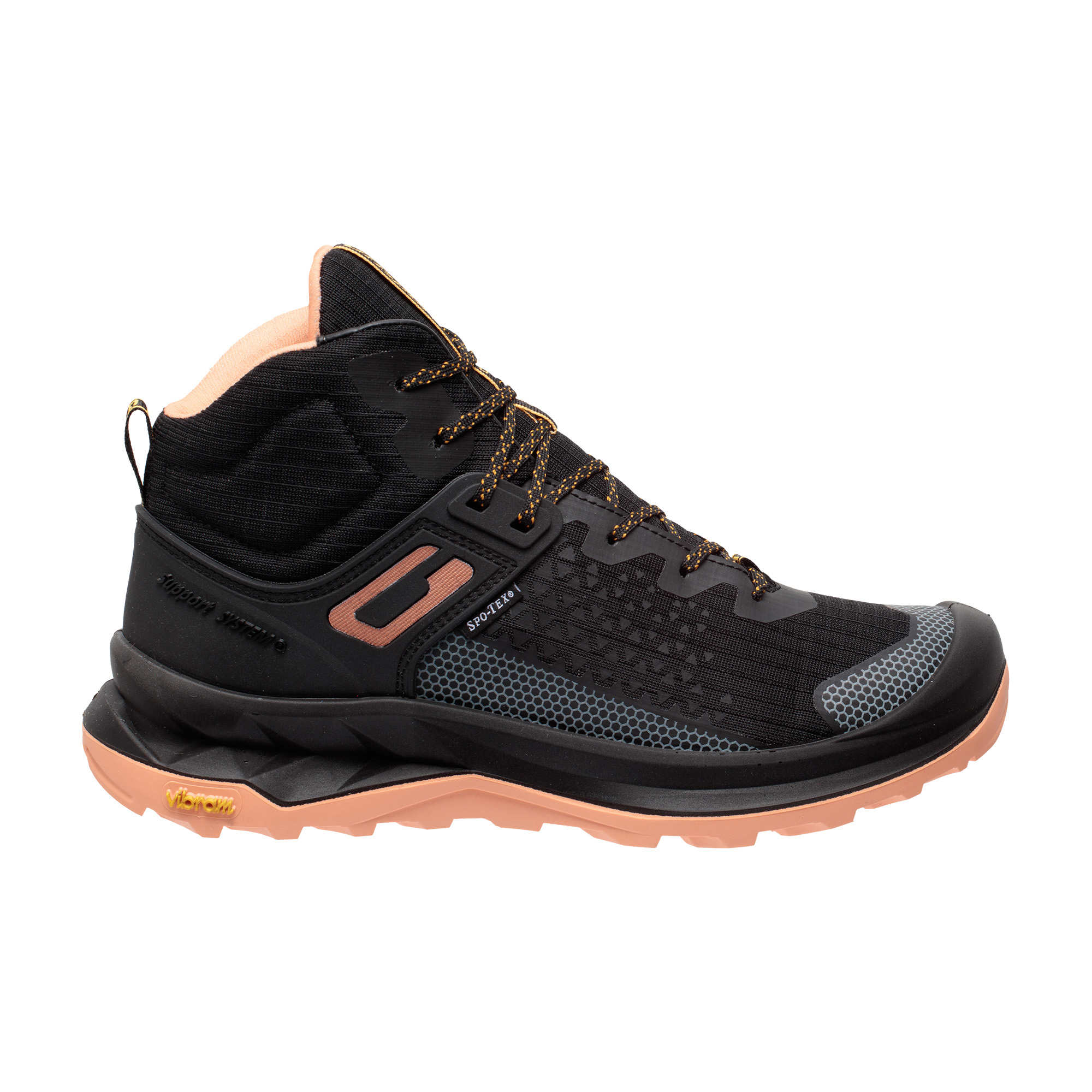 Grisport Explorer mid - Wandelschoenen - Zwart / Perzik - 36