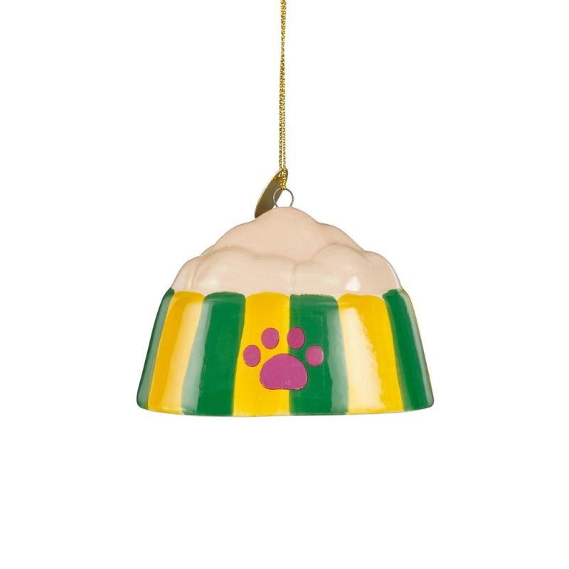 Mica Decorations Hondenvoer - Kerstornament - Geel - 9x56x56.5 cm