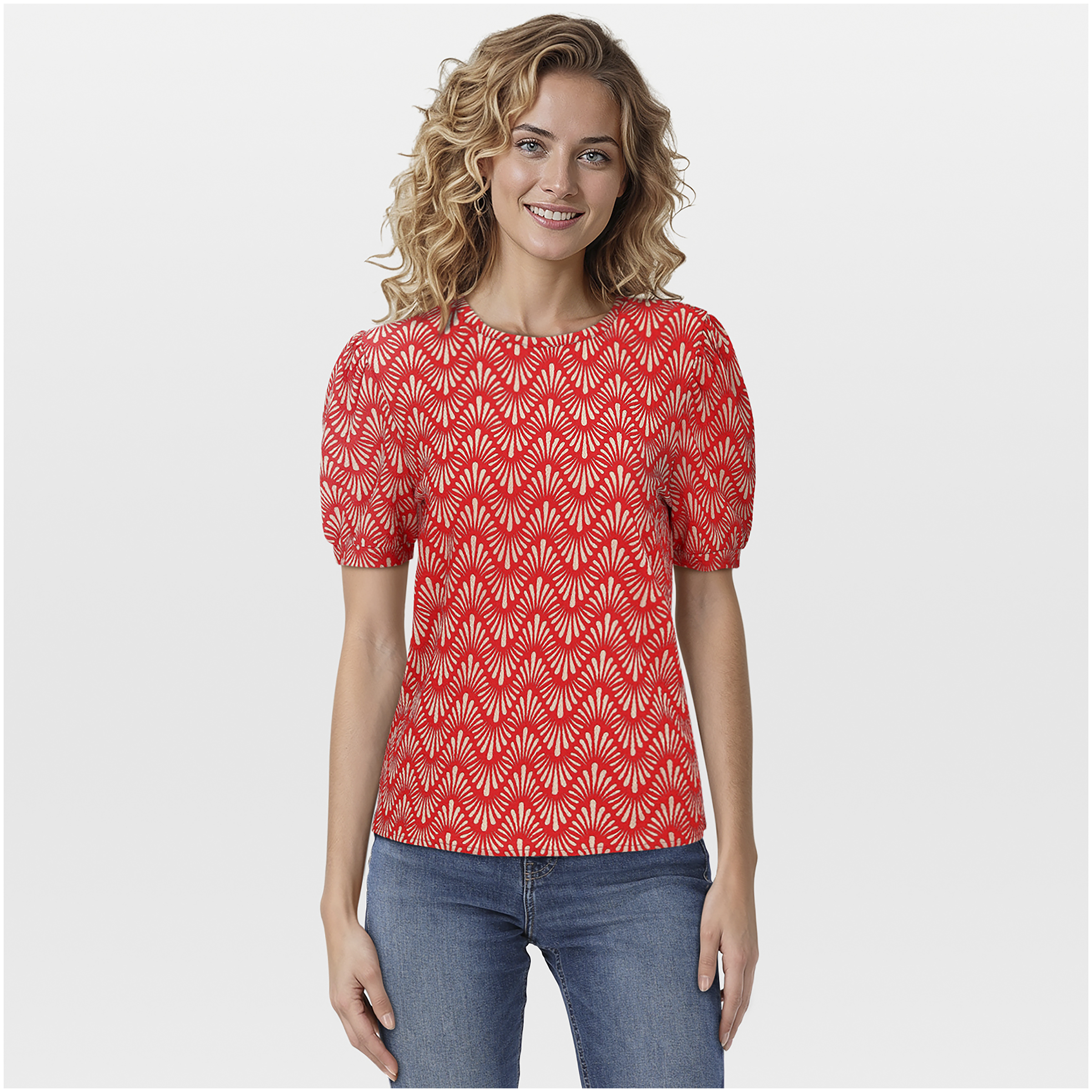 VELESTE Jane - T-Shirt - Donkerblauw roze - 36 VELESTE Jane - T-Shirt - Donkerblauw roze - 36