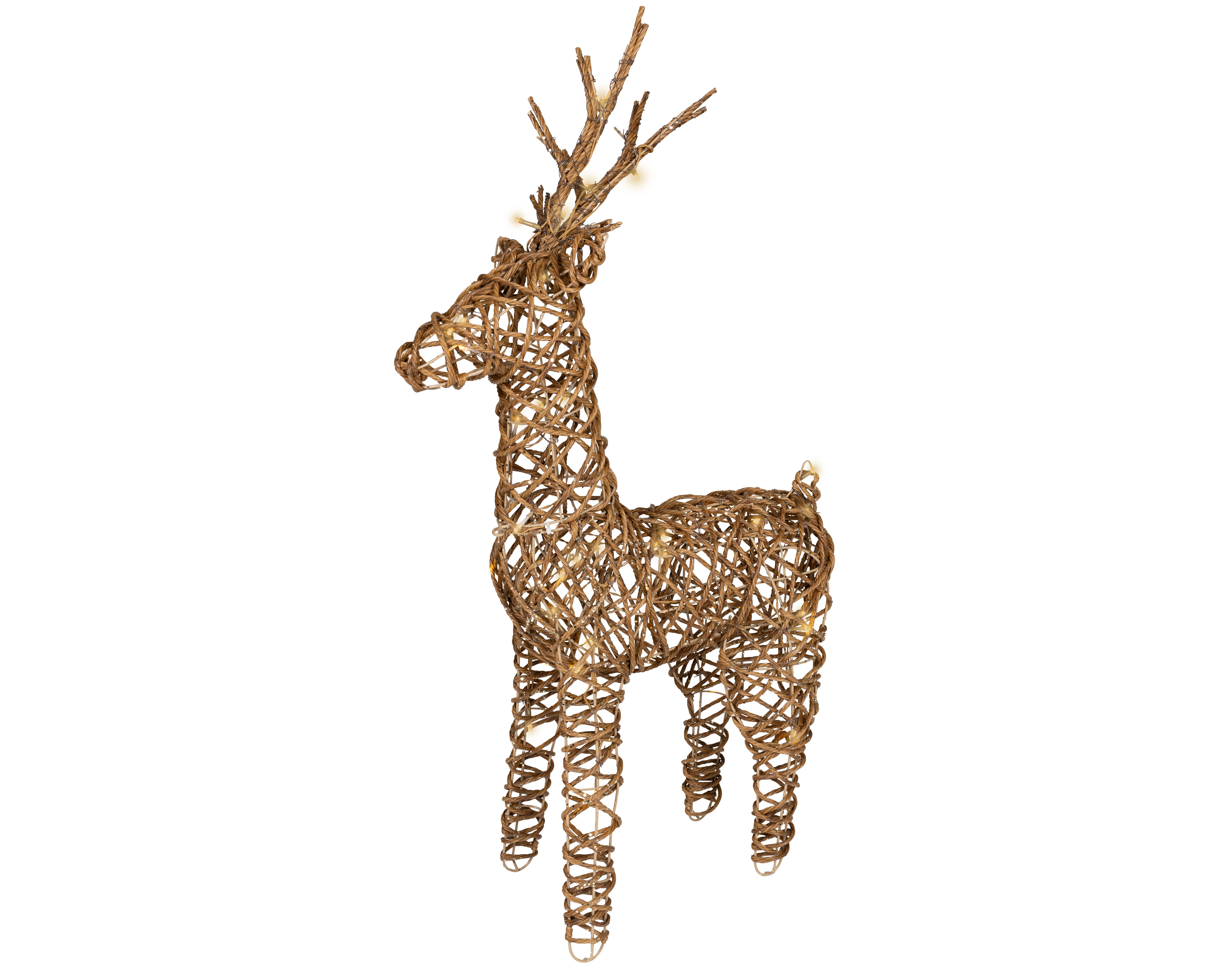 Lumineo LED Rendier - Kerstverlichting - 45 - Soft gold - 85 cm Lumineo LED Rendier - Kerstverlichting - 45 - Soft gold - 85 cm
