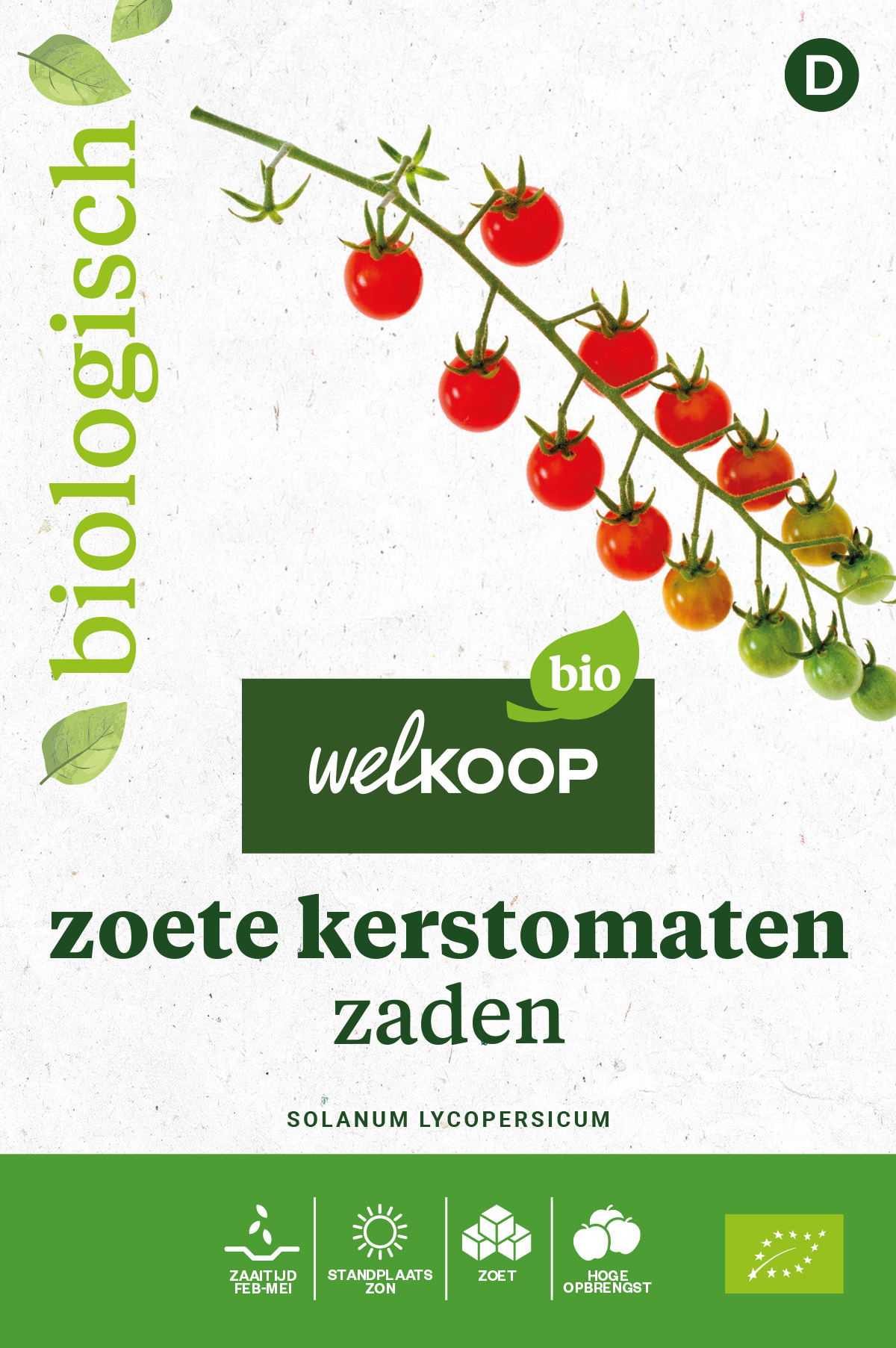 Welkoop Bio - Zoete Kerstomaten Zaden - 0.1 Gram