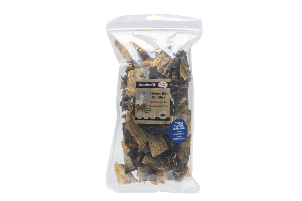 Beeztees Zalmhuid - Hondensnack - 150 Gram - zalm Beeztees Zalmhuid - Hondensnack - 150 Gram - zalm