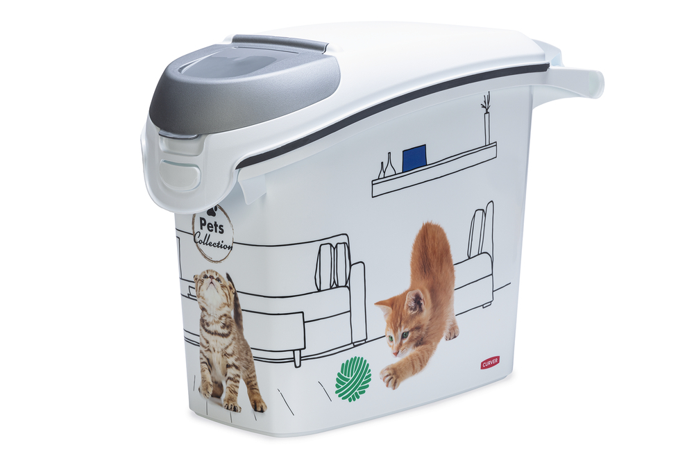Curver Kat - Voercontainer - 15 l - Wit