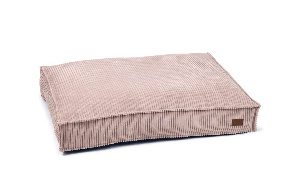 Designed by Lotte Ribbed - Hondenkussen - roze - 15x100x70 cm - M
