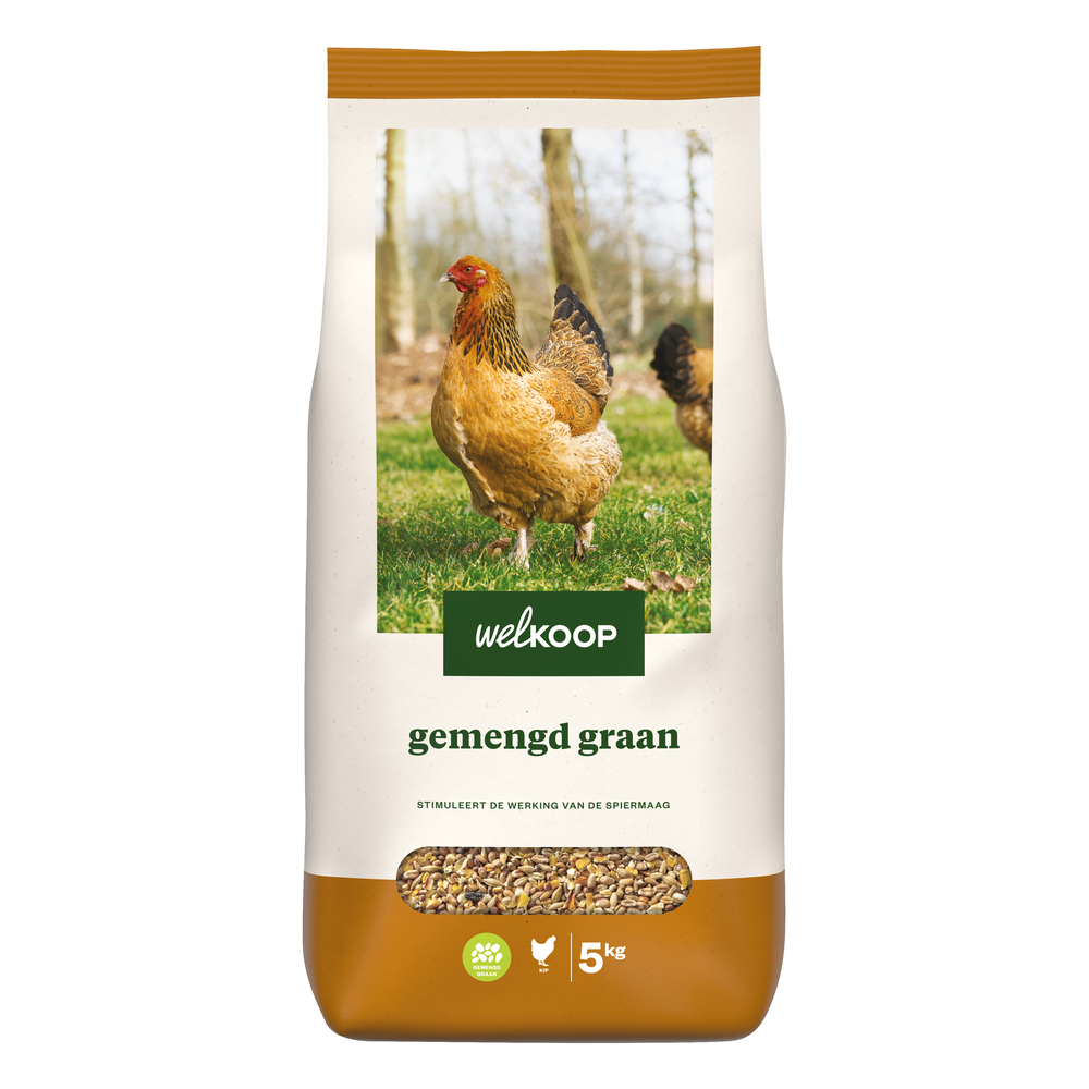 Welkoop Gemengd graan  - Kippenvoer - 5 Kilogram