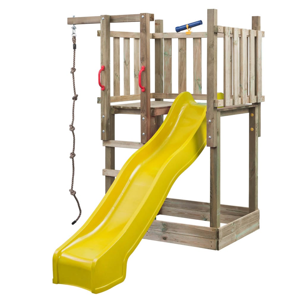 Swing King Mario - Speeltoren - Geel - Hout