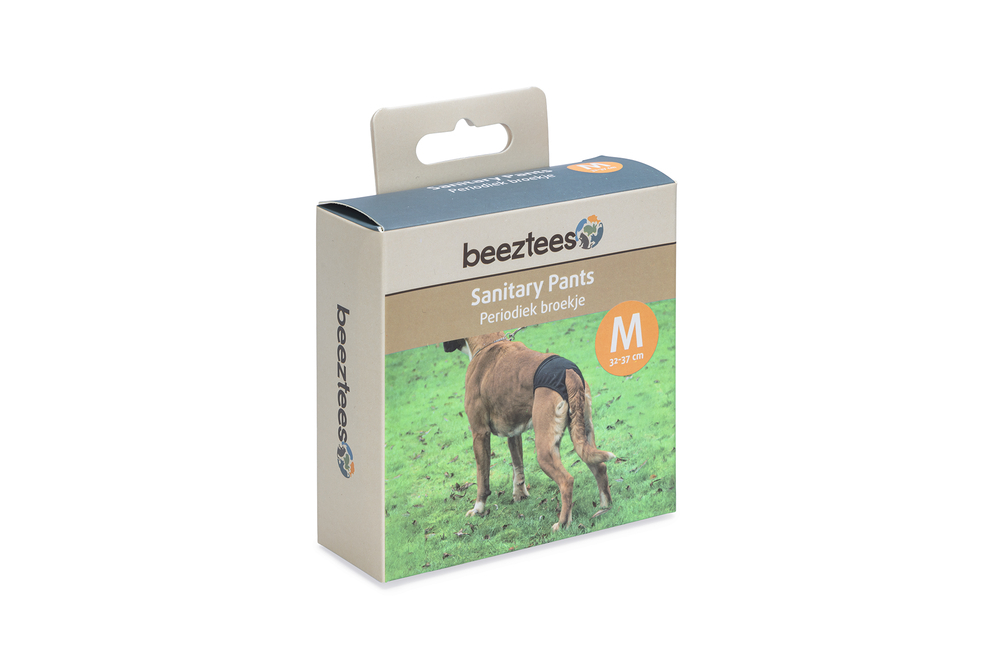 Beeztees - Loopsheidbroekje - Hond - Zwart - M