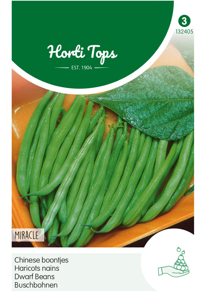 Hortitops Chinese boon Miracle Phaseolus vulgaris - Groentezaden - 25 Gram Hortitops Chinese boon Miracle Phaseolus vulgaris - Groentezaden - 25 Gram