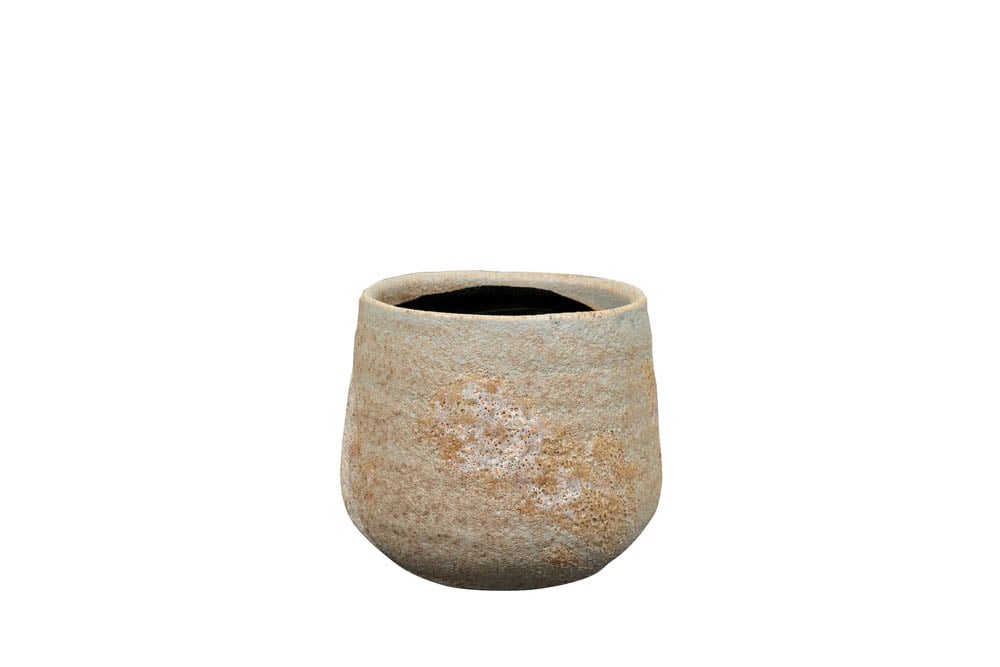 TS COLLECTION Jelmer - Bloempot - Groen - 12 cm