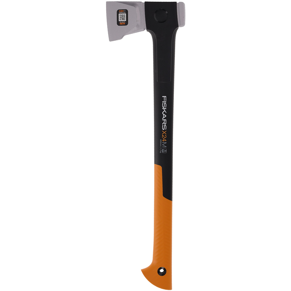 Fiskars X24 - Kloofbijl - Zwart, Oranje