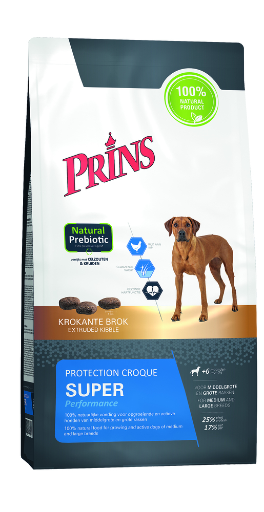 Prins Protection Croque Super Performance - Hondenvoer - 10 Kilogram - kip