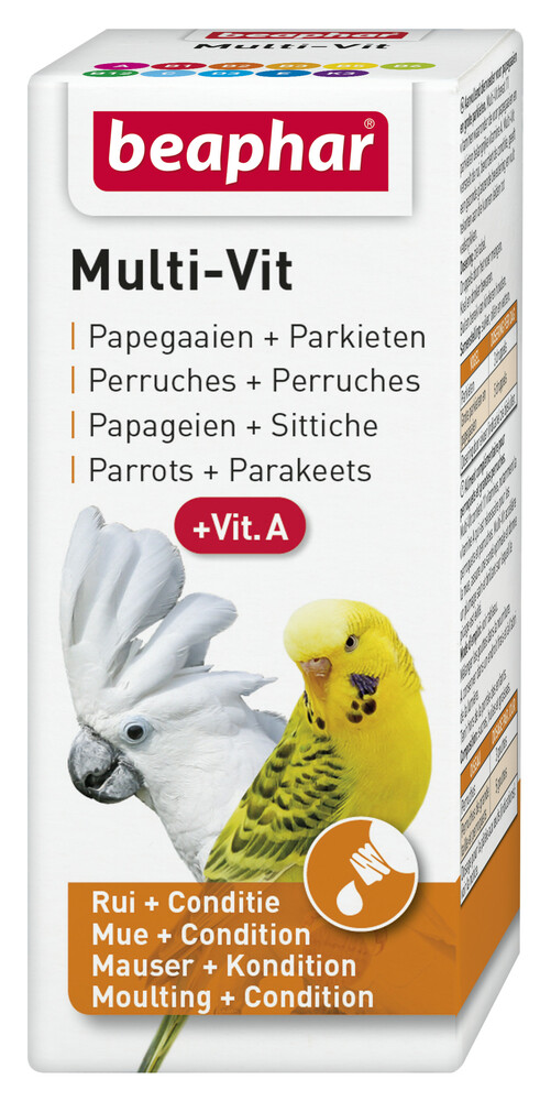 Beaphar - Multi-Vitamine Papegaaien en parkieten - 20 Milliliter