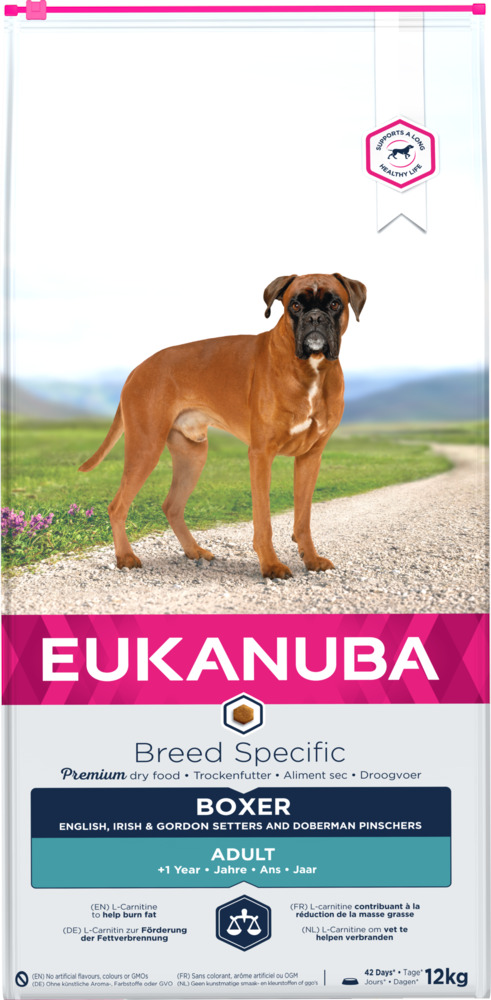 Eukanuba Boxer Adult - Hondenvoer - 12 Kilogram - kip