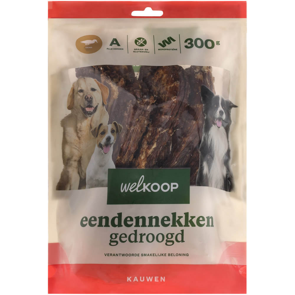 Welkoop - Eendennekken Gedroogd - 300 Gram - eend