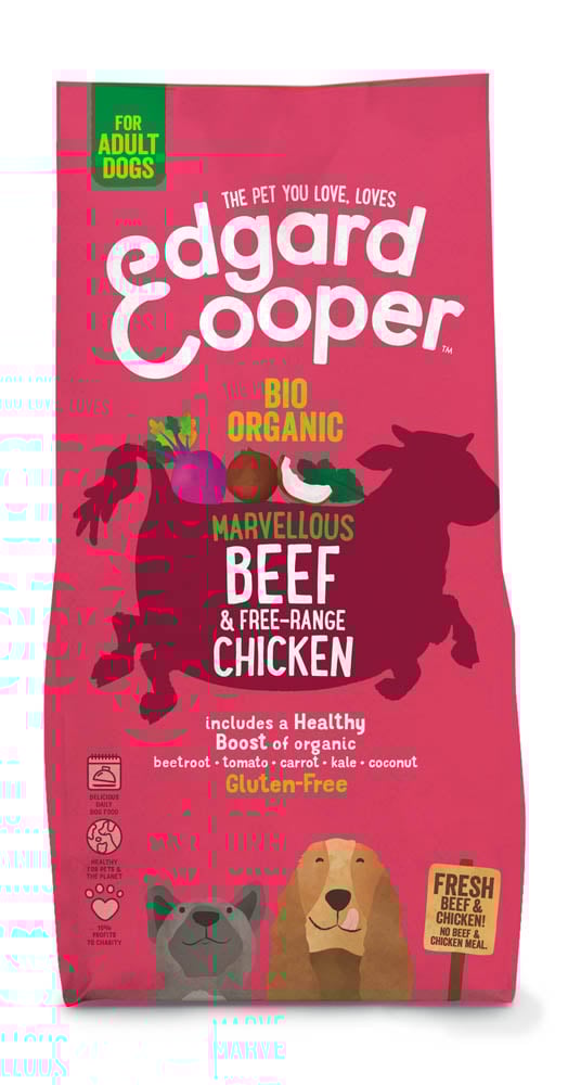 Edgard & Cooper Adult Biologisch - Hondenvoer - 7 Kilogram - rund