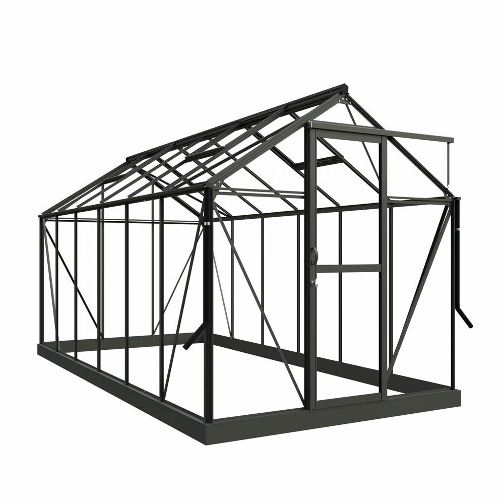 Royal Well Mary IV - Tuinkas - Groen - 241x212x425 cm - Veiligheidsglas