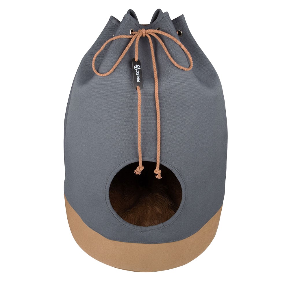 District 70 Kattenhuis - Kattenmand - Grijs/Coganc - 60x45x45 cm