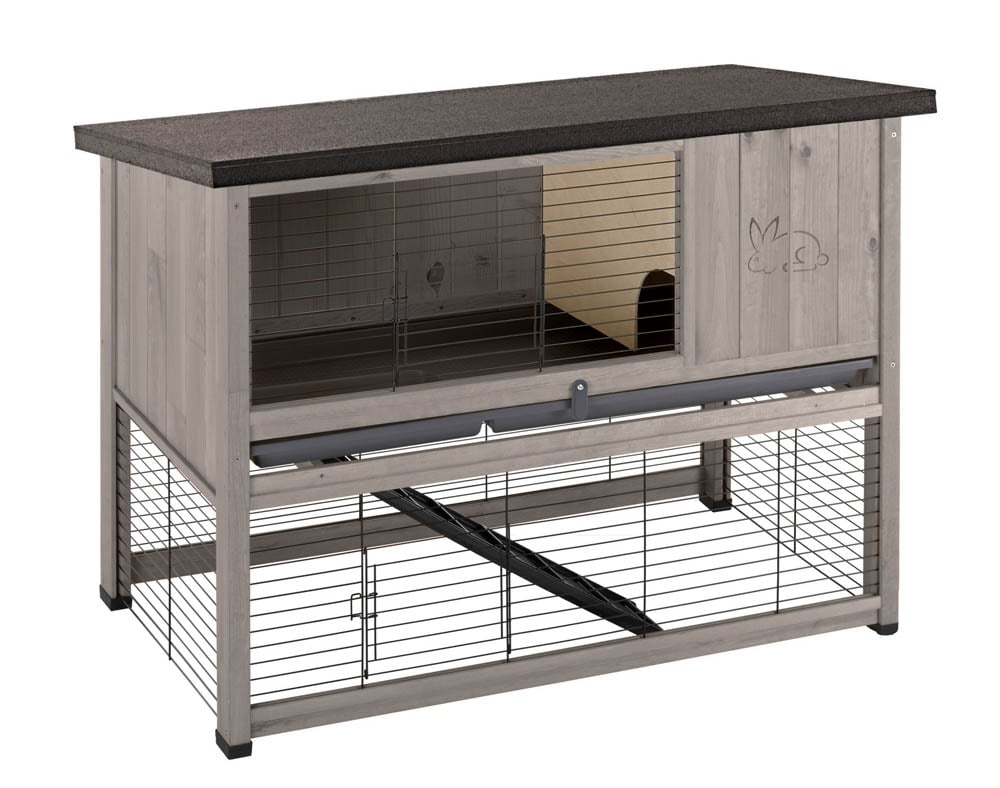Ferplast Ranch 120 Basic - Konijnenhok - Grijs - 117x117x95.5 cm