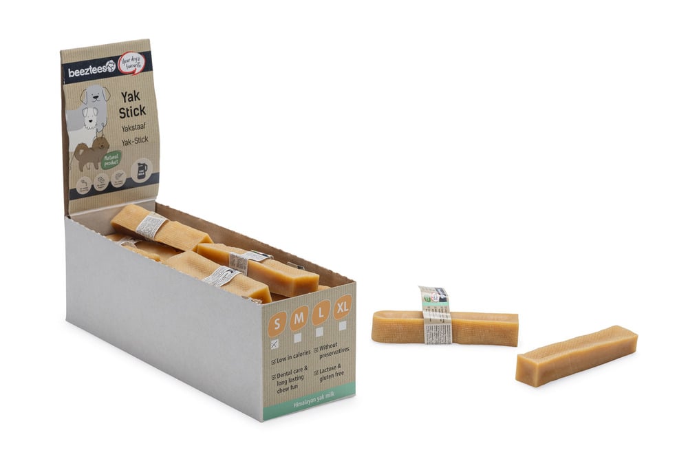 Beeztees Yakstaaf - Hondensnack - 60 Gram - yakkaas - S Beeztees Yakstaaf - Hondensnack - 60 Gram - yakkaas - S