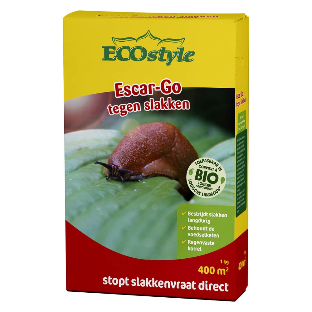 ECOstyle Slakkenkorrels Escar-Go - Tegen slakken - 1000 Gram - Korrels
