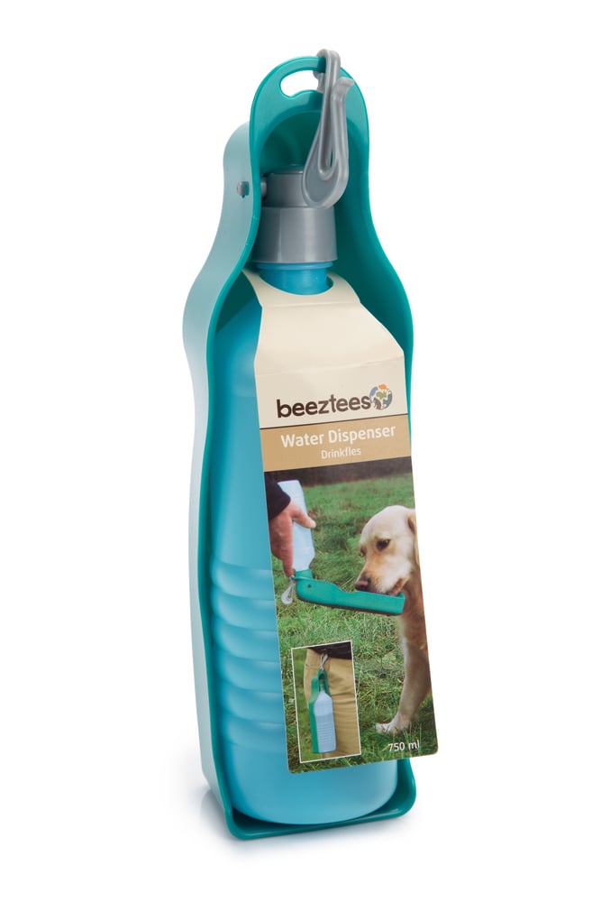 Beeztees Draagbaar - Drinkfles - Blauw - Large