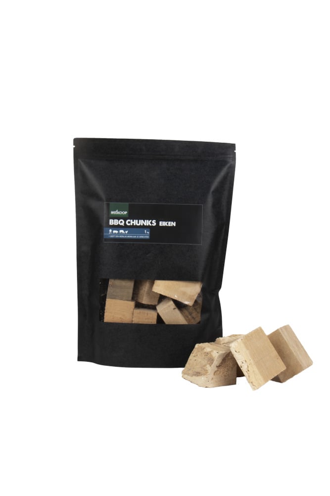 Welkoop Chunks Eiken - Rookhout - 1 Kilogram - Bruin - Eiken