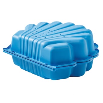 Zand en Water Schelp - Zandbak 87 X 78 cm - Blauw - 20x78x87 cm Zand en Water Schelp - Zandbak 87 X 78 cm - Blauw - 20x78x87 cm