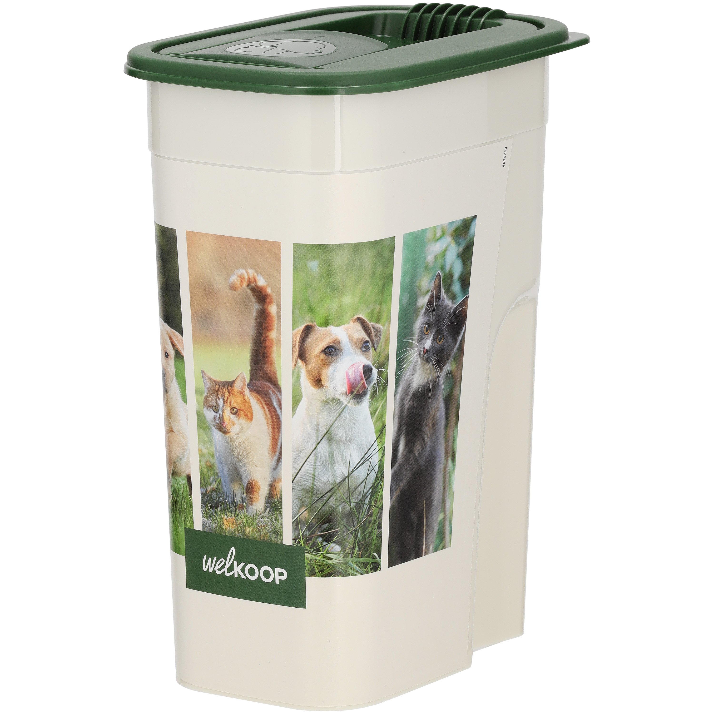 Welkoop - Voerton - 4.1 Liter - Wit Groen