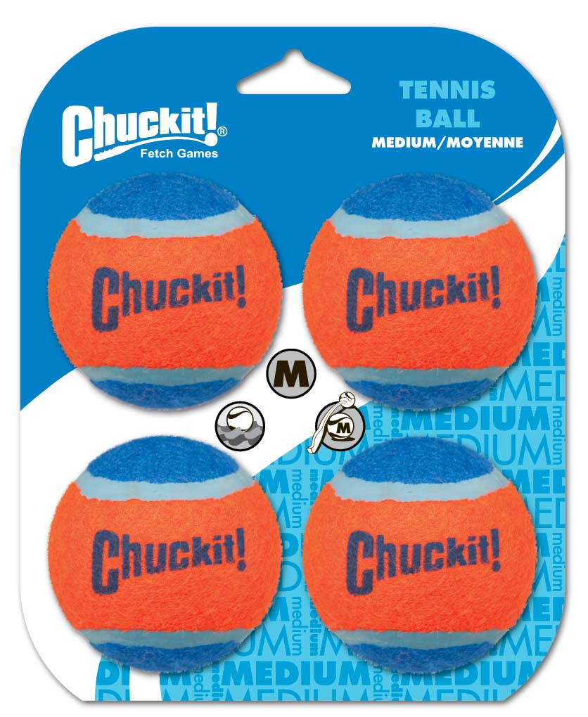 Chuckit Super Crunch ball - Hondenspeelgoed - Oranje/Blauw - 18.5x14.5x6.5 cm - M