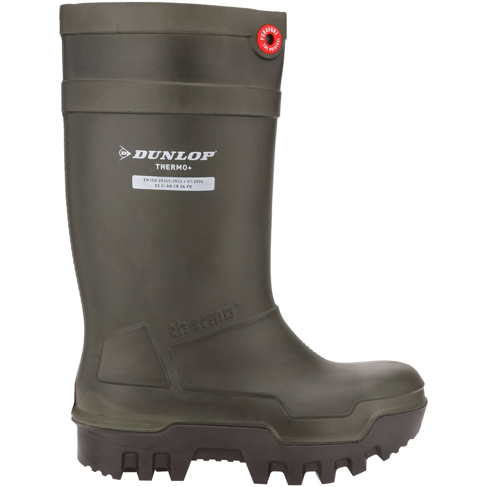 Dunlop Purofort Thermo+ Full Safety C662933.HA - Werklaarzen - Donkergroen - 45