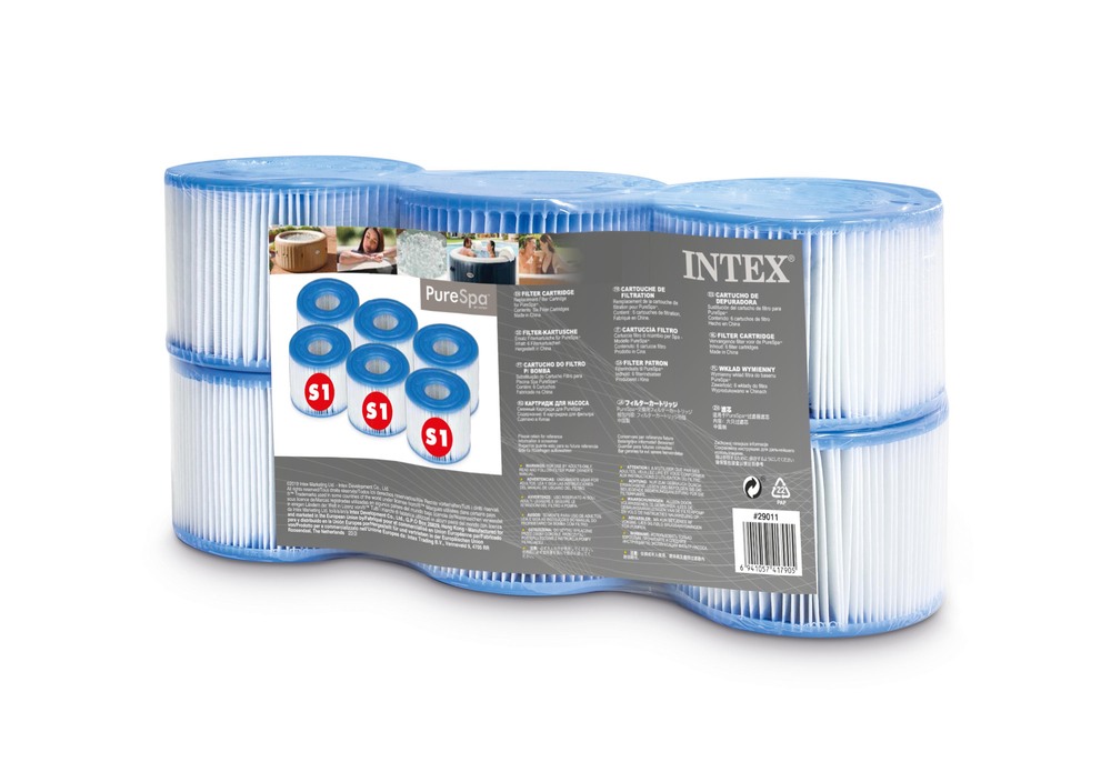 Intex - Spa Filter Cartridge S1 - 6-pack - 16x20x20 cm