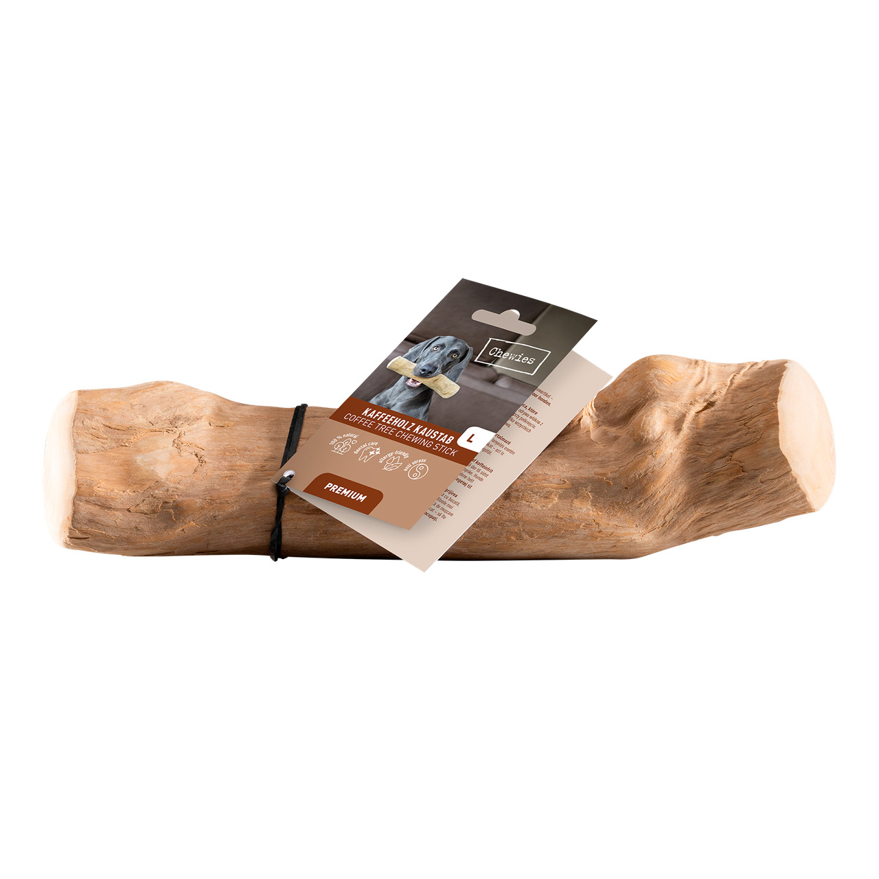 Chewies Koffiehout Kauwstaaf - Hondensnack - koffieboom - L