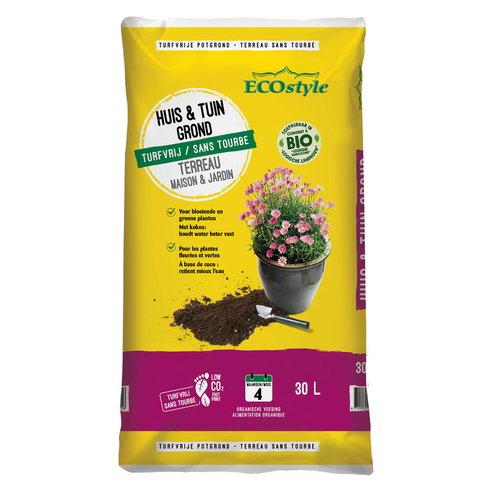 ECOstyle Huis&tuin - Potgrond - 30 Liter