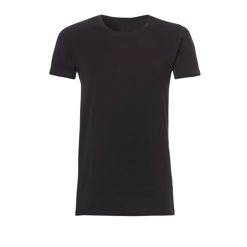 Ten Cate Extra Lang Ronde hals - T-shirt - Zwart - M