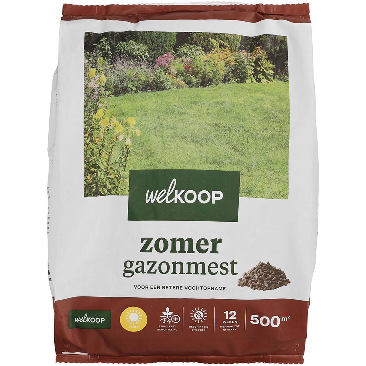 Welkoop - Zomer Gazonmest - 500 m2 - 15 Kilogram