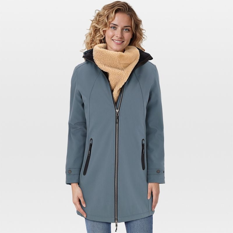 Veleste Furry - Sjaal - Geel