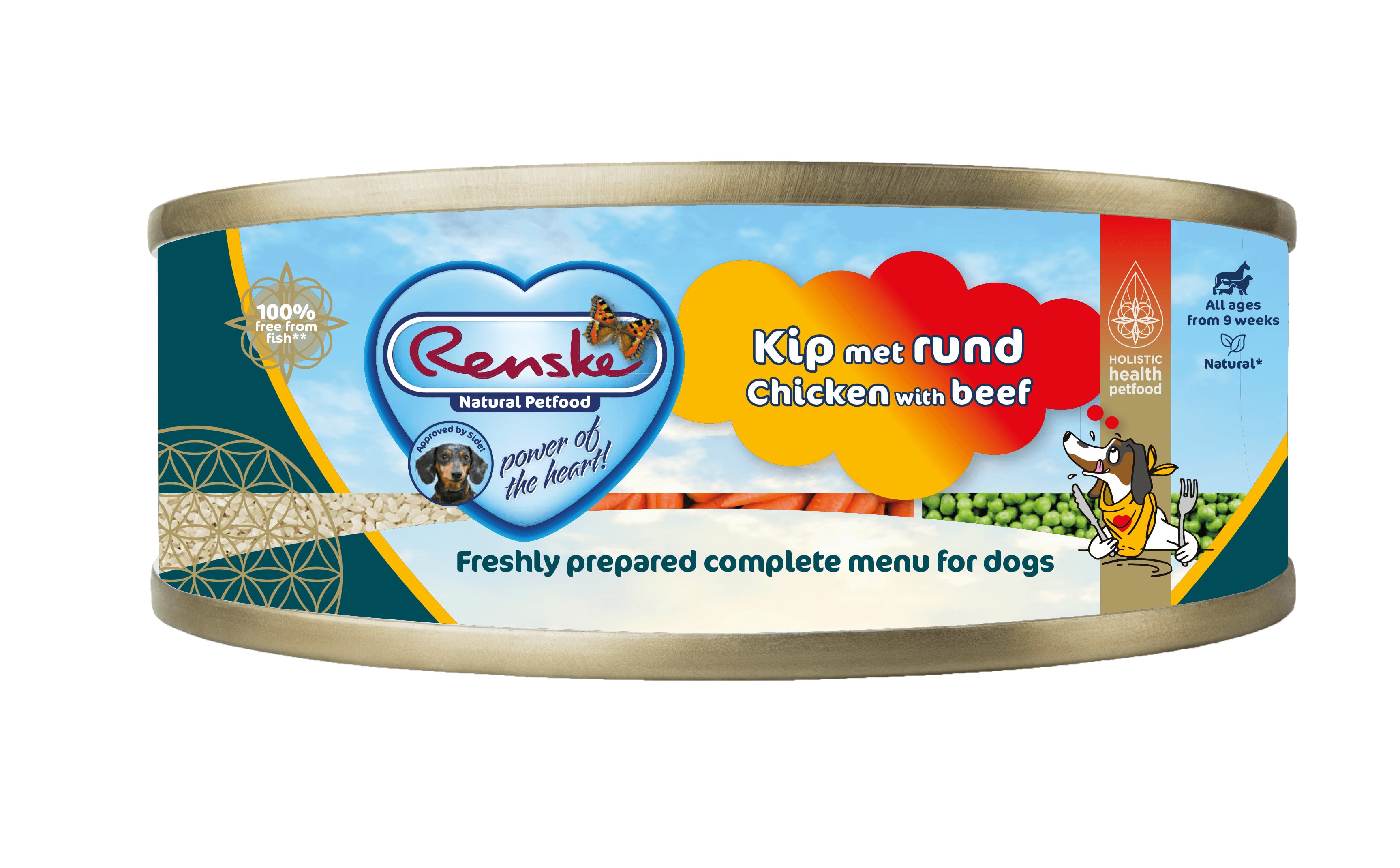 Renske Graanvrij - Hondenvoer - 95 Gram - kip, rund Renske Graanvrij - Hondenvoer - 95 Gram - kip, rund