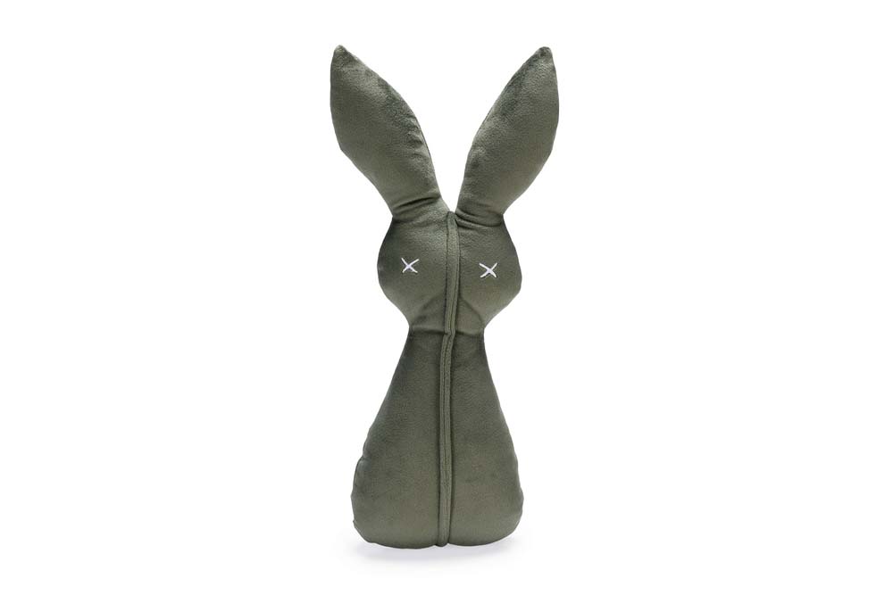 Designed by Lotte Konijn Alina Knuffel - Hondenspeelgoed - groen - 27x13x14 cm