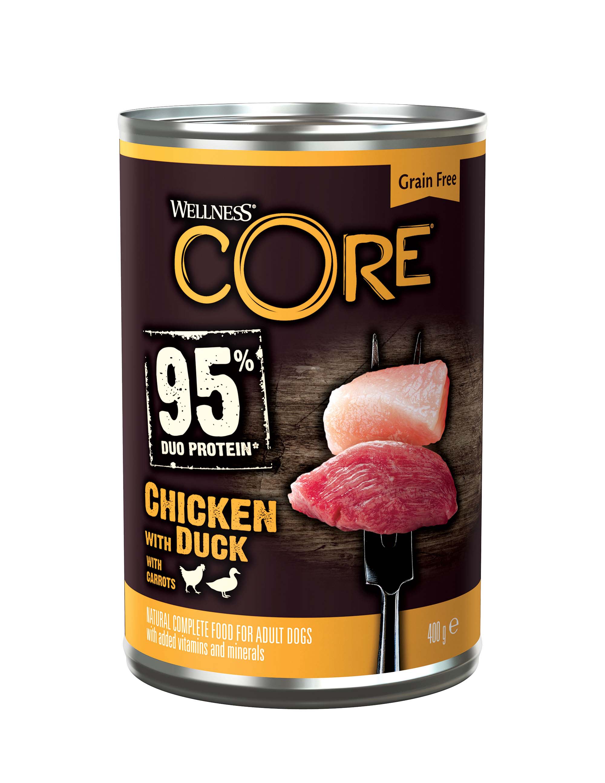 Wellness CORE Adult - Hondenvoer - 400 Gram - eend, kip Wellness CORE Adult - Hondenvoer - 400 Gram - eend, kip