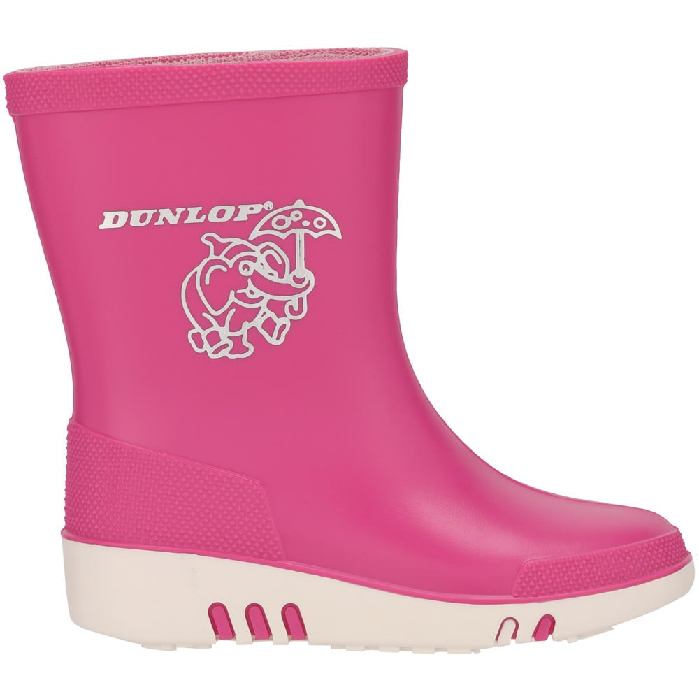 Dunlop Mini K172110 - Regenlaarzen meisjes - Kinderlaarzen - Roze - 22 Dunlop Mini K172110 - Regenlaarzen meisjes - Kinderlaarzen - Roze - 22