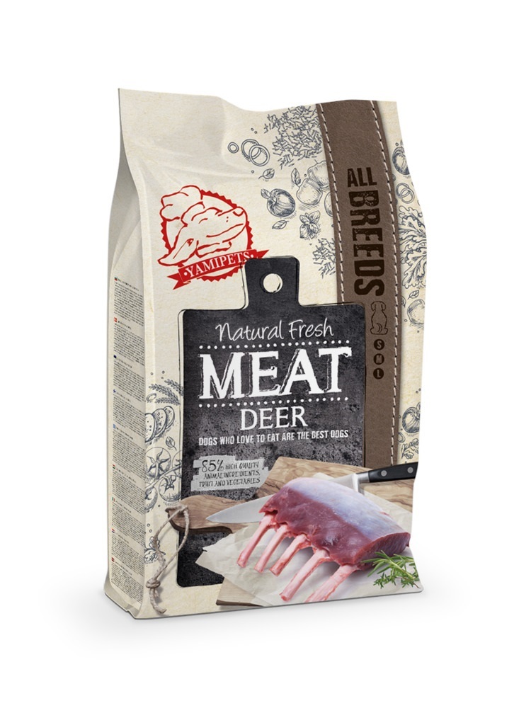 Natural Fresh Meat Adult - Hondenvoer - 12 Kilogram - hert
